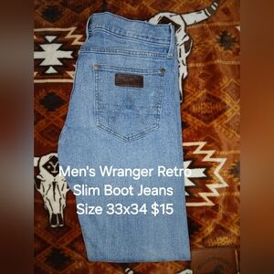 Wrangler Men's Light Blue Slim Jeans